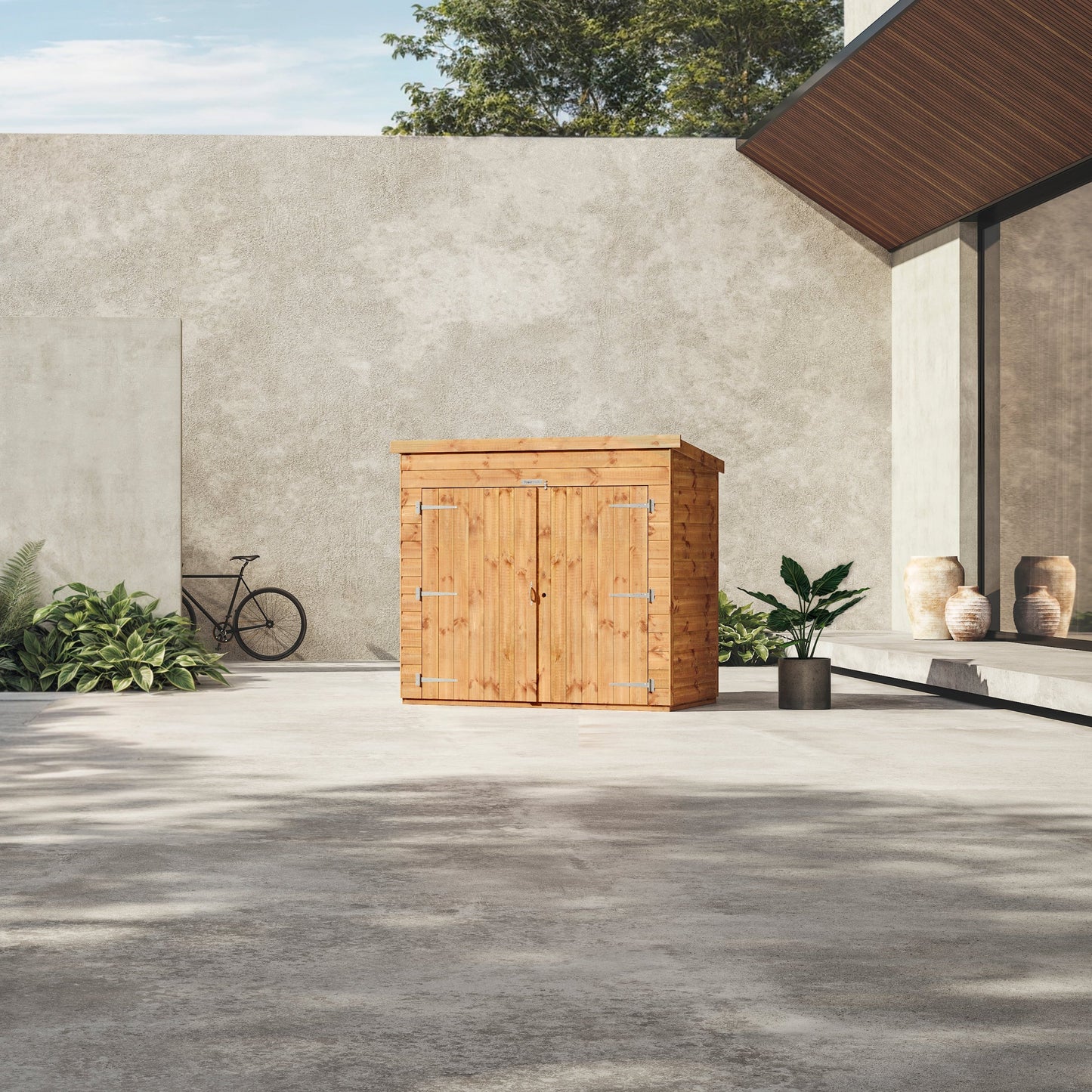 Pent Bike Shed
