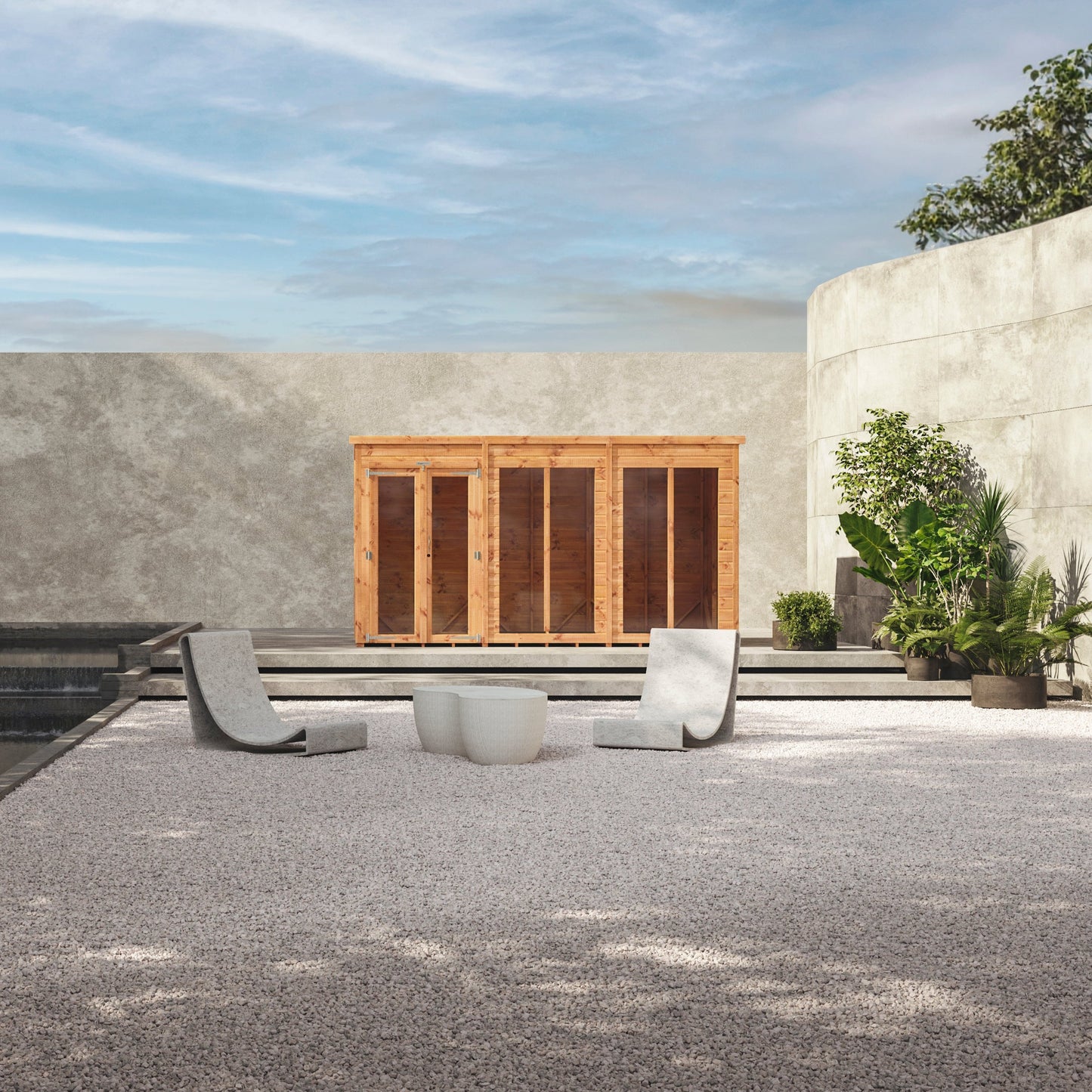 Pent Summerhouse