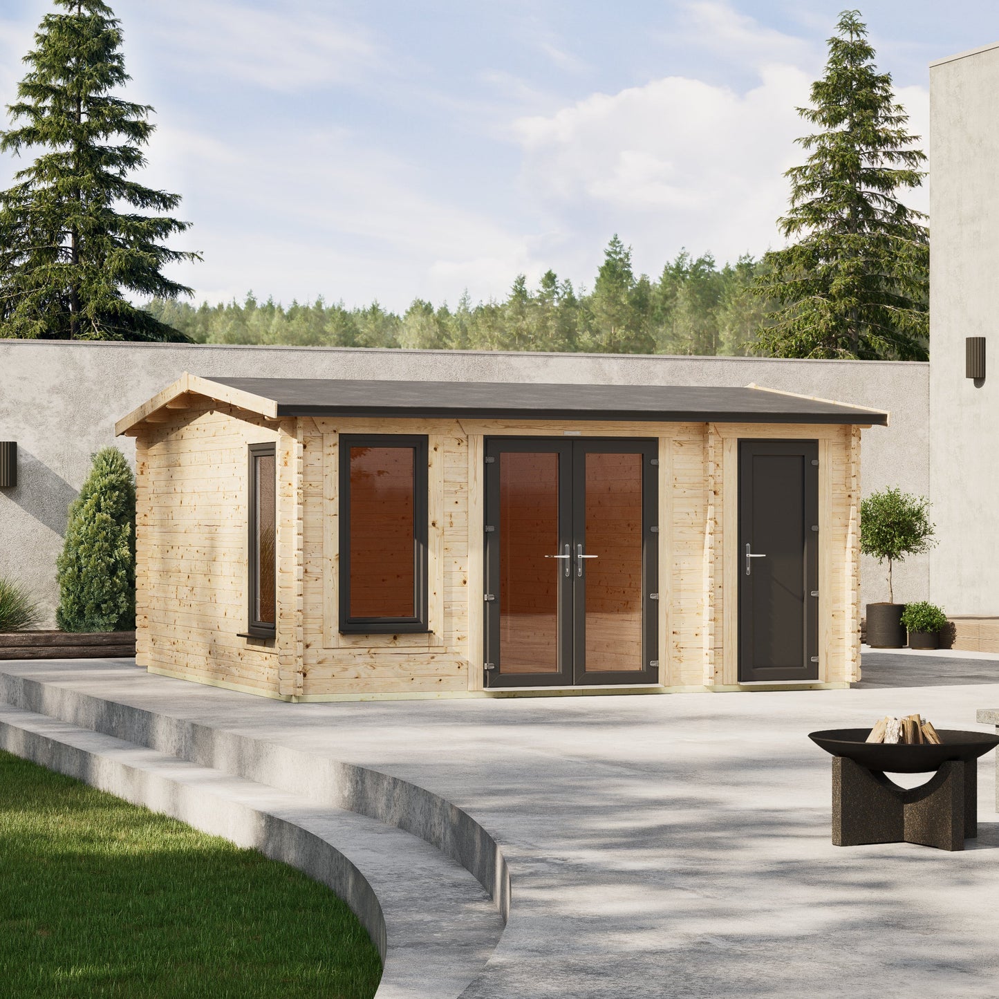 Apex Combi Log Cabin