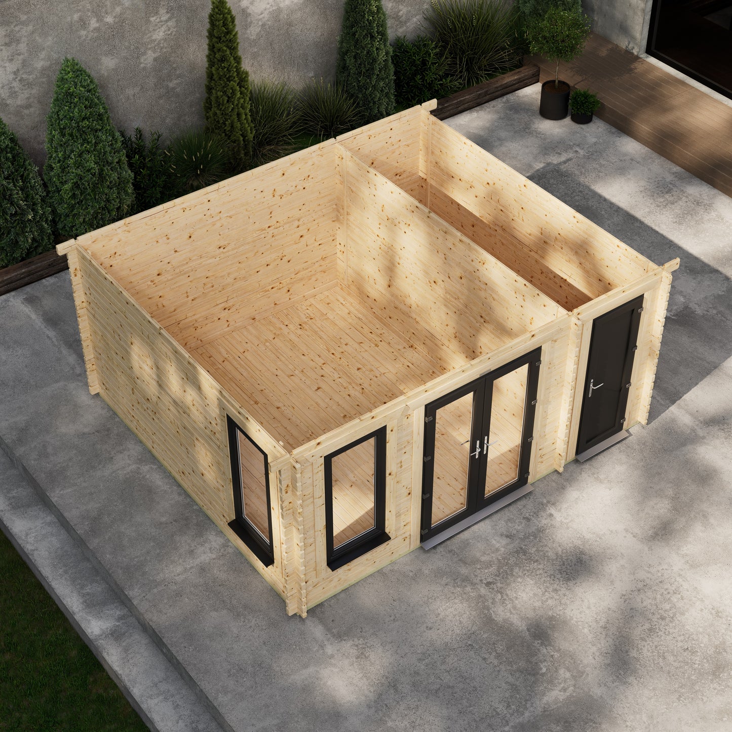 Apex Combi Log Cabin