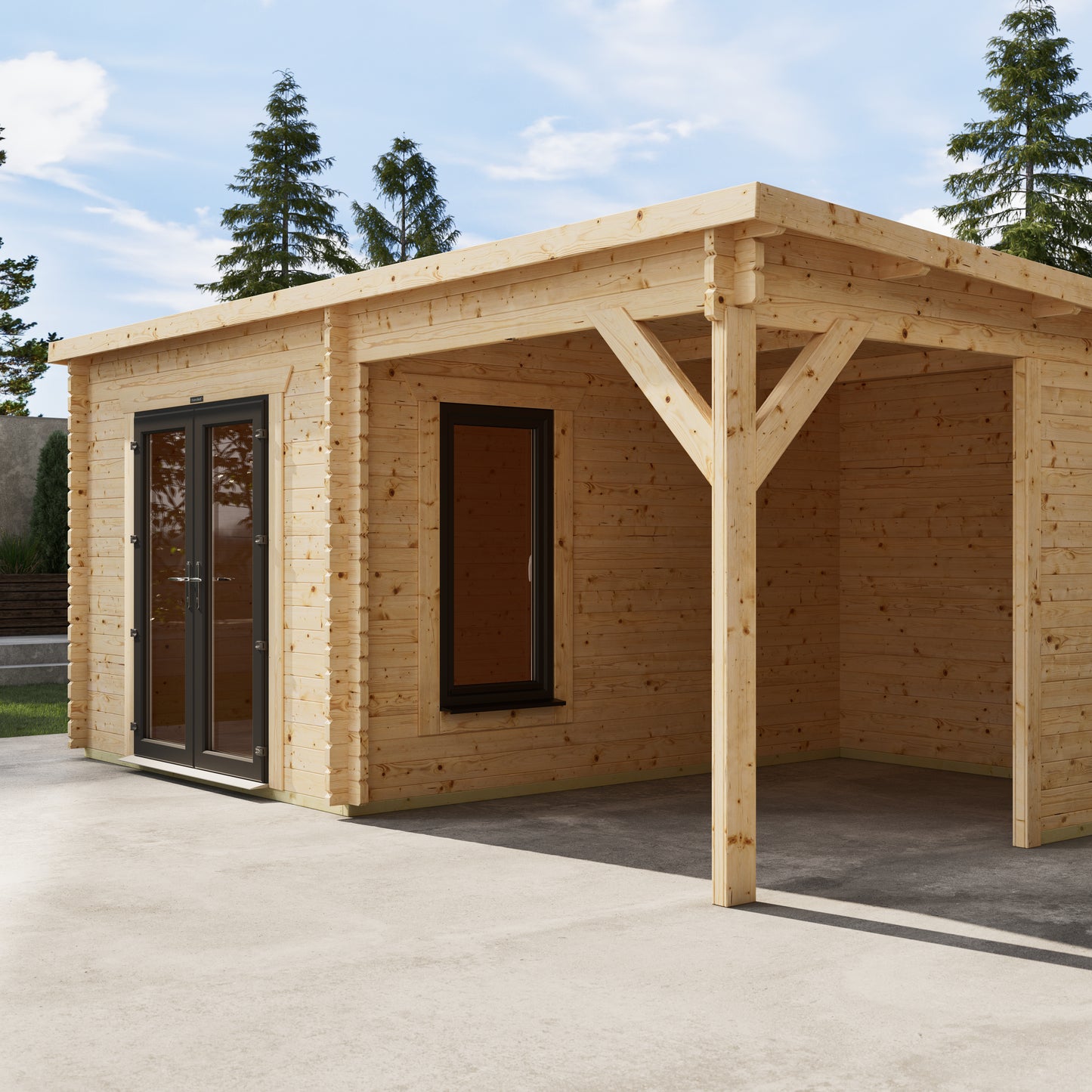 Canopy Log Cabin