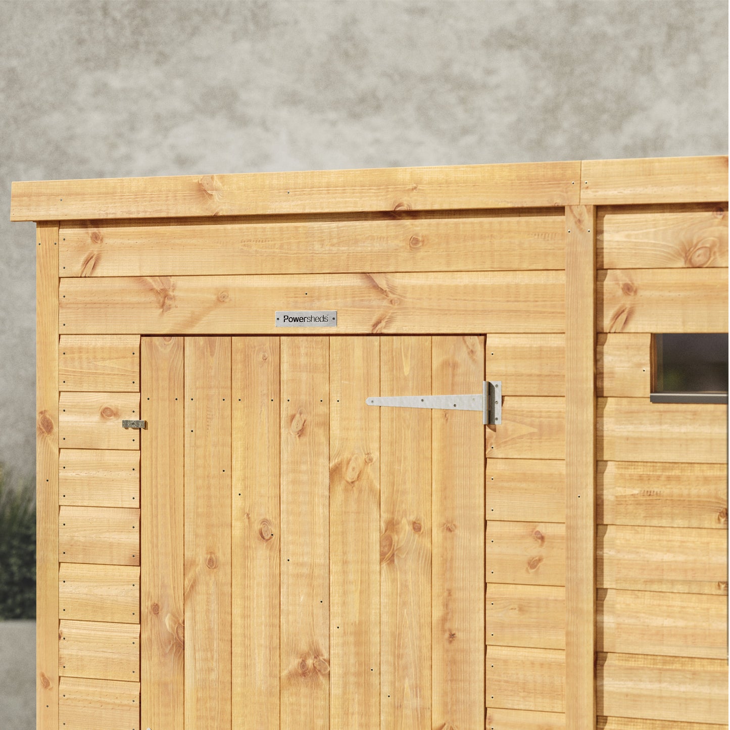 Pent Security Shed