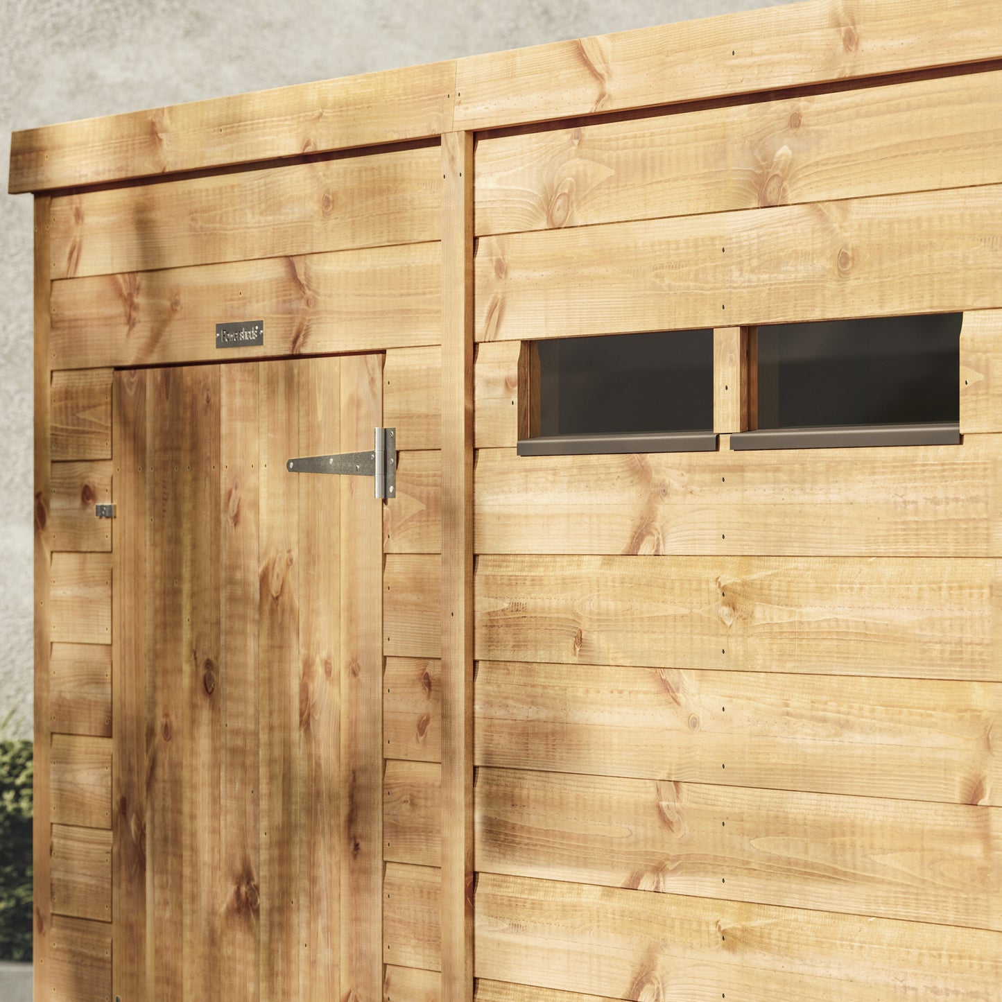 Pent Security Shed