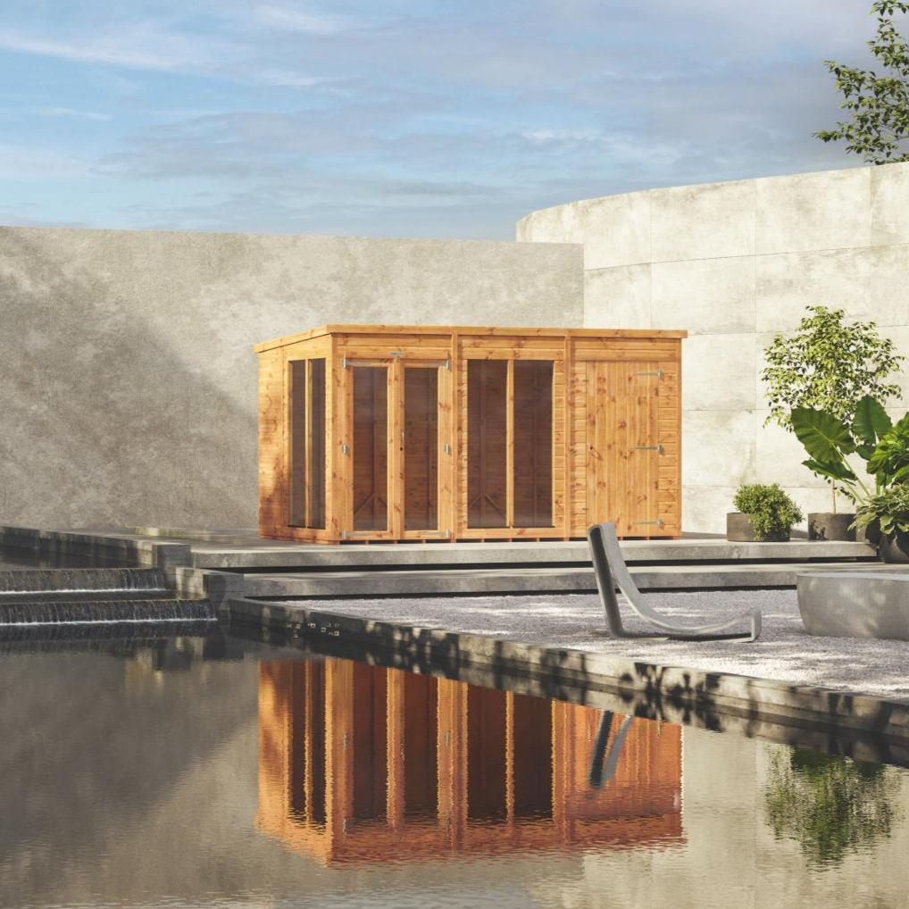 Pent Summerhouse Combi
